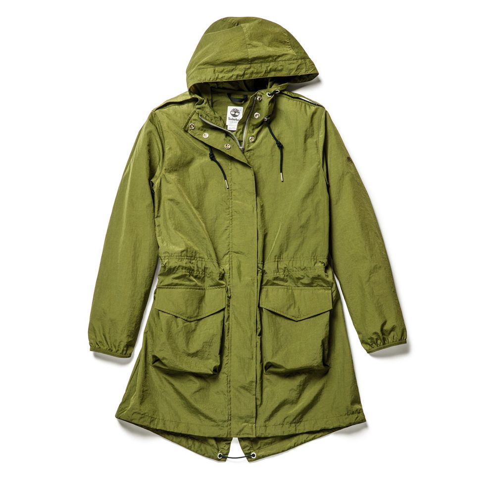 Parka Timberland Mujer Ligera Parka Verde Oliva - Chile VGF-631785